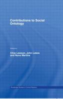 Contributions to Social Ontology (Routledge Studies in Critcal Realism) 0415442389 Book Cover