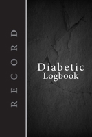 Diabetic Log Book: Log Book for Diabetics Weekly Blood Sugar Diary | 52 weeks | 5 Time Before-After | 111 pages, 6"x9" | Paperback | black rock bottom vertical black vertical band left 1674187491 Book Cover