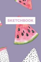 Sketchbook: Watermelon Dragonfruit Fruit Food Cute 179413199X Book Cover