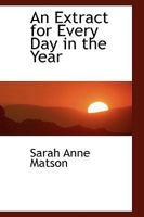 An Extract For Every Day In The Year 046932211X Book Cover