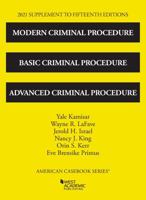Modern Criminal Procedure, Basic Criminal Procedure, and Advanced Criminal Procedure, 15th, 2021 Supplement 1647088968 Book Cover