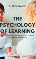 The Psychology of Learning 935527033X Book Cover