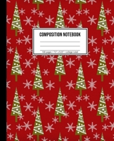 Composition Notebook: Christmas Tree Notepad College Ruled 1706243979 Book Cover