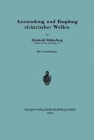 Aussendung Und Empfang Elektrischer Wellen 3662392895 Book Cover