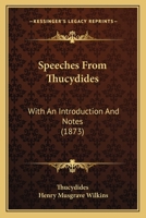 Speeches from Thucydides; 1437109098 Book Cover