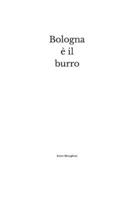 Bologna è il burro (Italian Edition) B0CPH53SZ5 Book Cover