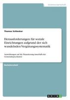 Herausforderungen Fur Soziale Einrichtungen Aufgrund Der Sich Wandelnden Vergutungssystematik 3640876105 Book Cover