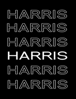 Harris: Election 2020 College Ruled Composition Notebook 7.44" x 9.69" 100 pages 50 sheets 1691035637 Book Cover
