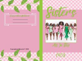 Sisters: All In Step AKA Composition Notebook: Pretty in Pink and Green B0DM25PMGM Book Cover