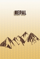 Nepal: Wandertagebuch: Nepal. Ein Logbuch zum Pilgern und Wandern  mit vorgefertigten Seiten und viel Platz für deine Reiseerinnerungen. Eignet sich ... oder als Abschiedsgeschenk (German Edition) 1694990656 Book Cover