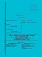 Sloan vs. Ware and Bank of America Clerk's Transcript on Appeal Vol. 1 4871873714 Book Cover