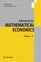 Advances in Mathematical Economics 4431703071 Book Cover
