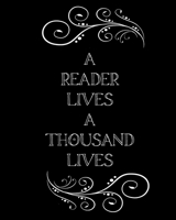 A Reader Lives A Thousand Lives: Reading Log Book To Keep Track of Your Favorite Books and Authors 1691704342 Book Cover