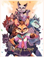 Furry Love: A coloring book for people who love Furries B0CLR8WXNF Book Cover