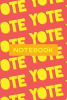 Notebook: Yote Yellow Orange Typography Meme Pattern 1091131384 Book Cover