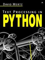 Text Processing in Python 0321112547 Book Cover
