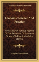 Economic science and practice 1014208033 Book Cover