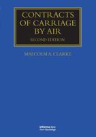 Contracts of Carriage by Air 1843118874 Book Cover