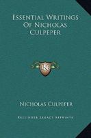 Essential Writings Of Nicholas Culpeper 1162809795 Book Cover
