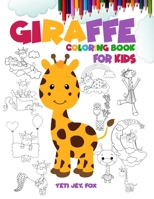 Giraffe coloring book for kids: Giraffe coloring book for 3-4-5-6-7-8-9-10 year old kids 102 coloring pages and 8.5 x 11 inch size B08P8J9M4J Book Cover