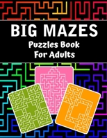 Big Mazes Puzzles Book For Adults: Tons of Challenge and Fun for your Brain, Double Mazes, Quad Mazes, Star Mazes Level Mazes Books for Beginner to Ex B08S2NFJ6L Book Cover