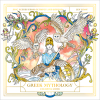 The Greek Mythology Coloring Book: Epic Scenes from Olympus and Beyond 0593580354 Book Cover