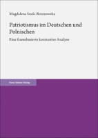 Patriotismus Im Deutschen Und Polnischen: Eine Framebasierte Kontrastive Analyse 3515134743 Book Cover