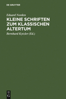 Kleine Schriften Zum Klassischen Altertum 3110051400 Book Cover