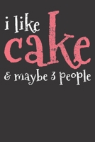 Notebook: Cake College Ruled 6x9 120 Pages 1087345820 Book Cover