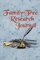 Family Tree Research Journal: Family history fill-in charts and research forms in a handy and logically organized workbook. 1080532390 Book Cover