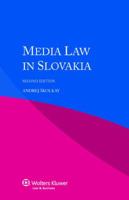 Media Law in Slovakia 9041148744 Book Cover
