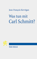 Was Tun Mit Carl Schmitt? 3161564200 Book Cover