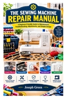 THE SEWING MACHINE REPAIR MANUAL: A Beginner-Friendly Guide to Maintenance, Troubleshooting, Adjustments, and Simple design B0HKF19S98 Book Cover