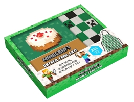Minecraft: Gather, Cook, Eat! Official Cookbook [Gift Set] [APRON] B0C3YXGZVT Book Cover