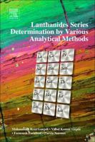 Lanthanides Series Determination by Various Analytical Methods 0128047046 Book Cover