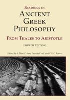 Readings in Ancient Greek Philosophy: From Thales to Aristotle 0872207692 Book Cover