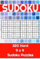 320 9x9 Hard Sudoku Puzzles: To challenge the mind. Perfect for home, school or work. Great for a leisurely break to keep the mind active. B0948JTDK4 Book Cover