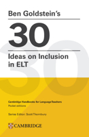 Ben Goldstein's 30 Ideas on Inclusion: Cambridge Handbooks for Language Teachers Pocket Editions 1009805746 Book Cover