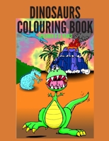 dinosaurs colouring book children 6-12 years: perfect gift for birthday or christmas boys and girls B08NF32GZC Book Cover