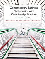 Contemporary Business Mathematics with Canadian Applications 0134141083 Book Cover