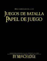 Juegos de Batalla Papel de Juego: Papel de Rejilla de 2,54 Cm Cuaderno de Papel Cuadriculado 21,59 X 27,94 Cm 2,54 Cm Cuadrados 50 P?ginas para Juegos de Roles de Fantas?a, Creaci?n de Mapas de Juegos 1720474885 Book Cover