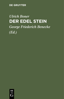 Der Edel Stein. 0274025191 Book Cover