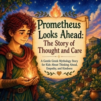 Prometheus Looks Ahead: The Story of Thought and Care: A Gentle Greek Mythology Story for Kids About Thinking Ahead, Empathy, and Kindness (Legends of Olympus) B0HDLZFLGX Book Cover