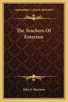 The Teachers of Emerson 143046691X Book Cover