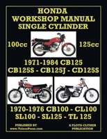 HONDA 100cc & 125cc SINGLE CYLINDER 1970-1984 WORKSHOP MANUAL 1588502651 Book Cover