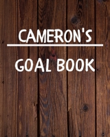 Thomas's Goal Book: New Year Planner Goal Journal Gift for Thomas / Notebook / Diary / Unique Greeting Card Alternative 1651139954 Book Cover