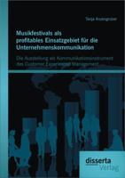 Musikfestivals ALS Profitables Einsatzgebiet Fur Die Unternehmenskommunikation: Die Ausstellung ALS Kommunikationsinstrument Des Customer Experienced Management 3954252902 Book Cover