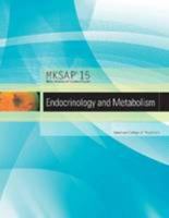 MKSAP 15 Medical Knowledge Self-assessment Program: Endocrinology and Metabolism 1934465372 Book Cover