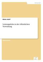 Leistungslohn in Der Offentlichen Verwaltung 3838611233 Book Cover