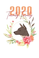 2020: American Hairless Terrier Floral Daily Planner Diary 1674239297 Book Cover